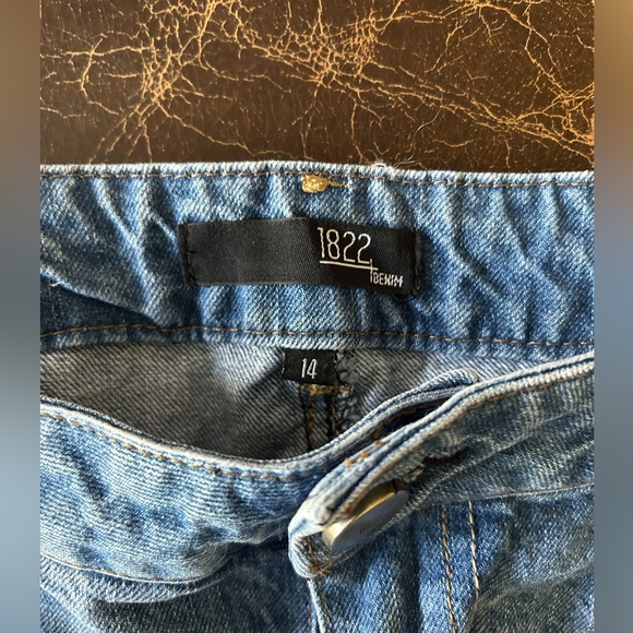 1822 Denim Distressed Shorts - Picture 2 of 2